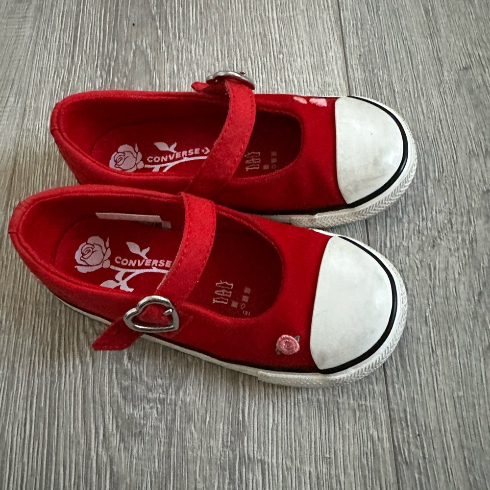 Converse Kids Red Mary Jane Sneakers